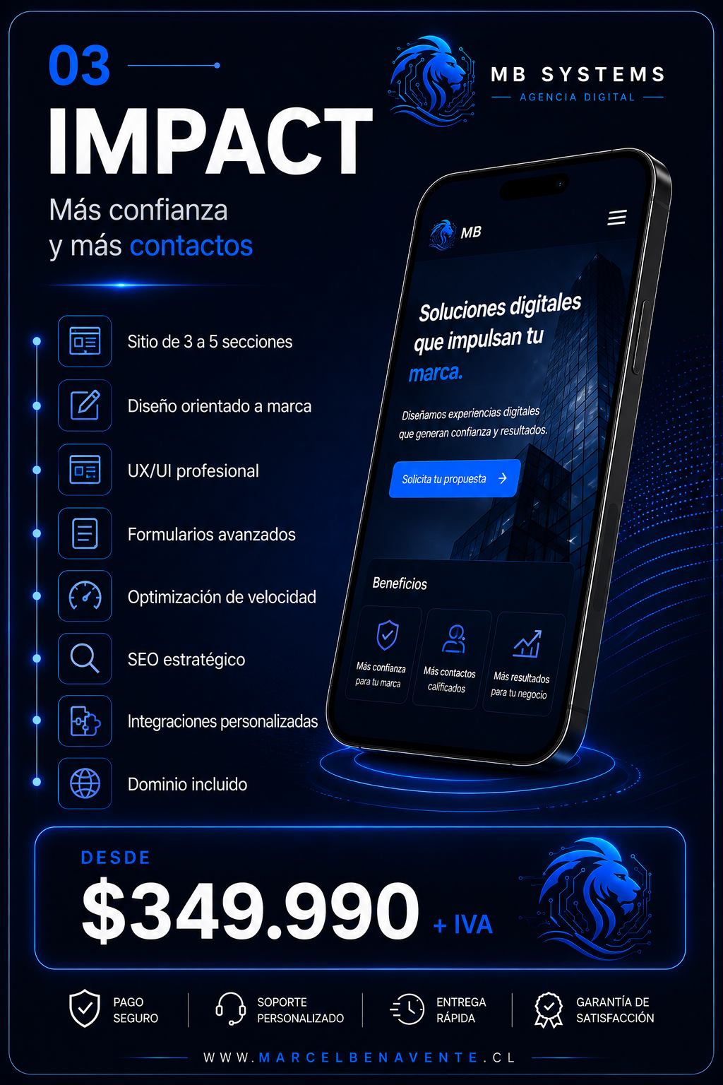 Branding MB Systems pieza J